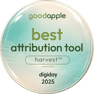 good apple's harvest wins best attribution tool at the digiday tech awards 2025