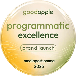 good apple recognized for programmatic excellence in mediapost 2025 OMMA awards