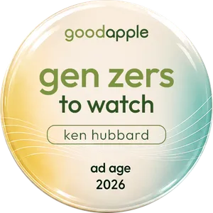 good apple ken hubbard named as an ad age gen zer to watch 2026