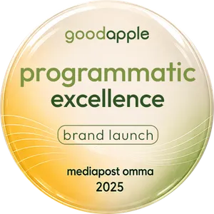 good apple recognized for programmatic excellence in mediapost 2025 OMMA awards